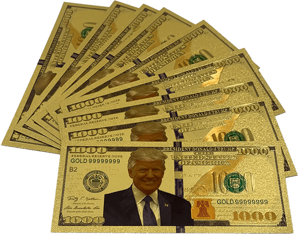 trump-golden-dollars